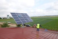 Photovoltaikreinigung nachgeführte PV-Anlagen